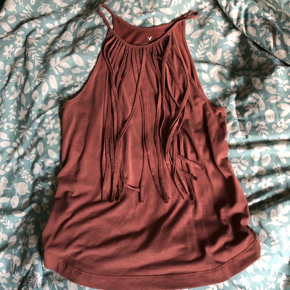 Soft and Sexy Fringe Tank